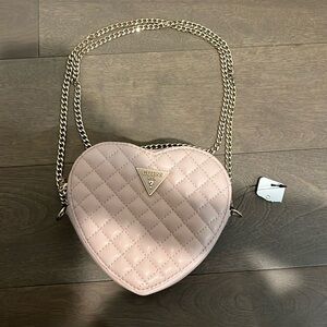 Pink heart shape purse